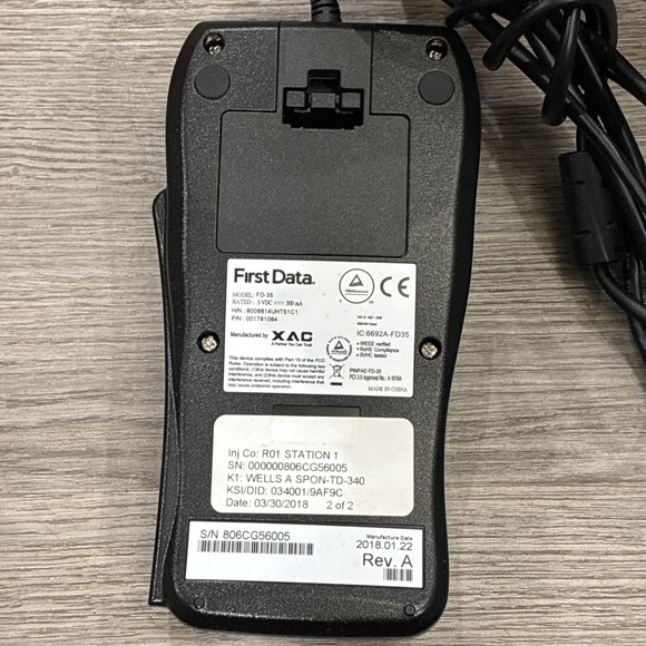 First Data FD35 Credit Card Reader - Picture 4 of 4